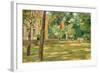 Garden Scene-Max Liebermann-Framed Giclee Print