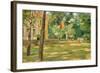 Garden Scene-Max Liebermann-Framed Giclee Print