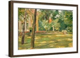 Garden Scene-Max Liebermann-Framed Giclee Print