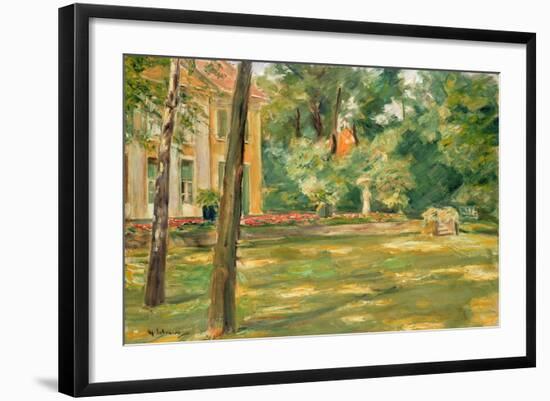 Garden Scene-Max Liebermann-Framed Giclee Print