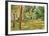 Garden Scene-Max Liebermann-Framed Giclee Print