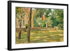 Garden Scene-Max Liebermann-Framed Giclee Print