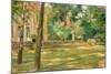 Garden Scene-Max Liebermann-Mounted Giclee Print