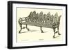 Garden-Seat, by Mott Iron Company-null-Framed Giclee Print