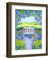 Garden Seat-Geraldine Aikman-Framed Giclee Print