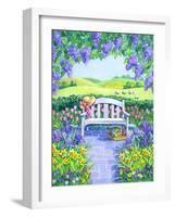 Garden Seat-Geraldine Aikman-Framed Giclee Print