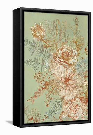 Garden Senses III-Maya Woods-Framed Stretched Canvas