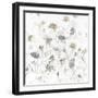 Garden Shadows III on White-Avery Tillmon-Framed Art Print