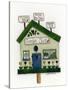 Garden Shop Birdhouse-Debbie McMaster-Stretched Canvas