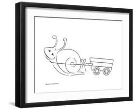 Garden Snail-Olga And Alexey Drozdov-Framed Giclee Print