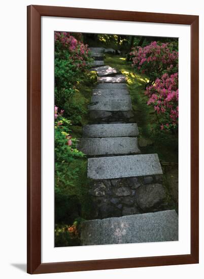 Garden Stairs I-Brian Moore-Framed Photographic Print