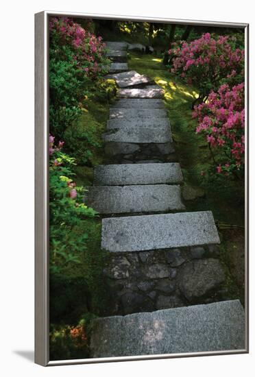 Garden Stairs I-Brian Moore-Framed Photographic Print