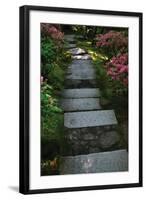 Garden Stairs I-Brian Moore-Framed Photographic Print