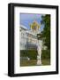 Garden statue, Catherine Palace in the background, Tsarskoe Selo, Pushkin, UNESCO World Heritage Si-Richard Maschmeyer-Framed Photographic Print