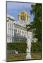 Garden statue, Catherine Palace in the background, Tsarskoe Selo, Pushkin, UNESCO World Heritage Si-Richard Maschmeyer-Mounted Photographic Print