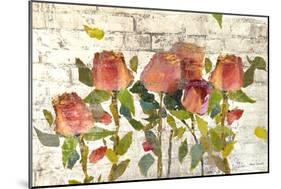 Garden Stems on Brick-Lanie Loreth-Mounted Art Print