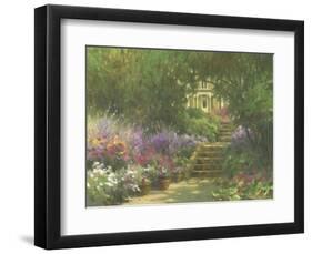 Garden Steps-Allan Myndzak-Framed Art Print