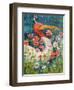 Garden Stork-Blenda Tyvoll-Framed Art Print