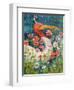 Garden Stork-Blenda Tyvoll-Framed Art Print