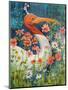 Garden Stork-Blenda Tyvoll-Mounted Art Print