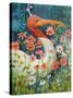 Garden Stork-Blenda Tyvoll-Stretched Canvas