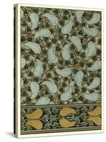 Garden Tapestry I-Eugene Grasset-Stretched Canvas