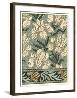 Garden Tapestry II-Eugene Grasset-Framed Art Print