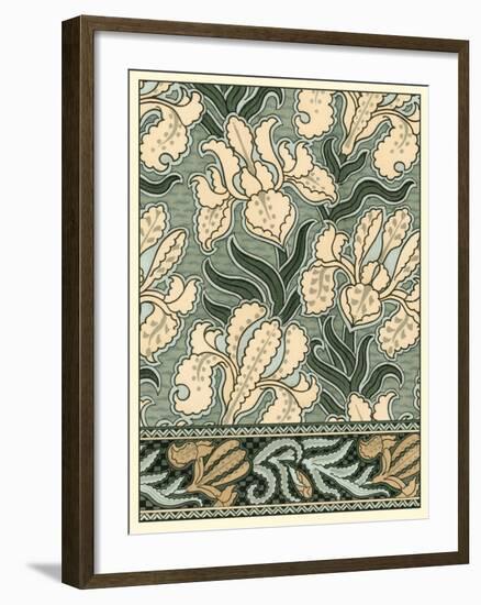 Garden Tapestry II-Eugene Grasset-Framed Art Print