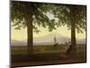 Garden Terrace, 1811-Caspar David Friedrich-Mounted Giclee Print