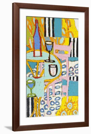 Garden Terrace, c.2009-Gordon Hopkins-Framed Serigraph