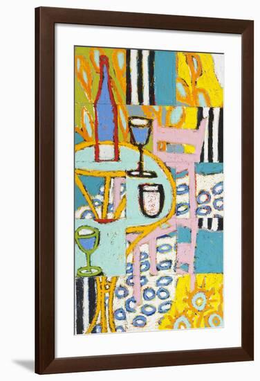 Garden Terrace, c.2009-Gordon Hopkins-Framed Serigraph