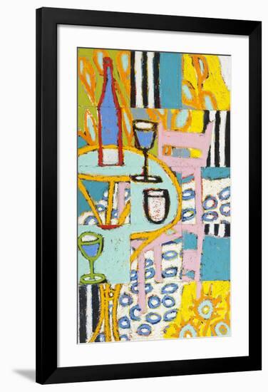 Garden Terrace, c.2009-Gordon Hopkins-Framed Serigraph