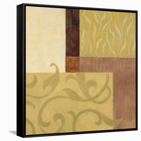 Garden Terrace II-Glenys Porter-Framed Stretched Canvas