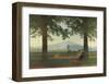 Garden Terrace-Caspar David Friedrich-Framed Giclee Print