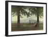 Garden Terrace-Caspar David Friedrich-Framed Giclee Print