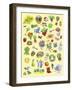 Garden Theme-Geraldine Aikman-Framed Premium Giclee Print