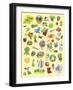 Garden Theme-Geraldine Aikman-Framed Premium Giclee Print