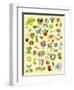 Garden Theme-Geraldine Aikman-Framed Giclee Print