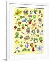 Garden Theme-Geraldine Aikman-Framed Giclee Print