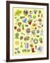 Garden Theme-Geraldine Aikman-Framed Giclee Print