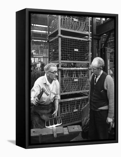 Garden Tool Production, Brades Tools, Sheffield, South Yorkshire, 1966-Michael Walters-Framed Stretched Canvas