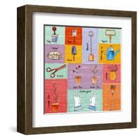 Garden Tools-C^ Gandini-Framed Art Print