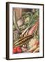 Garden Vegetables, Illustration from 'Garden Ways and Garden Days'-Louis Fairfax Muckley-Framed Giclee Print