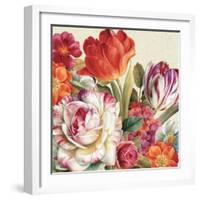 Garden View Tossed-Lisa Audit-Framed Art Print