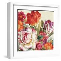 Garden View Tossed-Lisa Audit-Framed Art Print