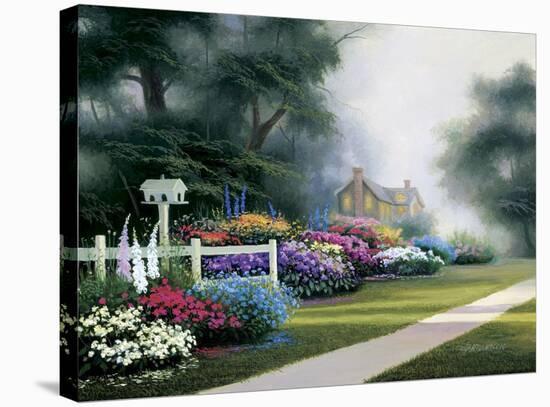 Garden Walk-Egidio Antonaccio-Stretched Canvas