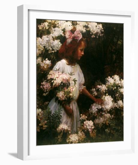 Garden Walk-Charles C Curran-Framed Giclee Print