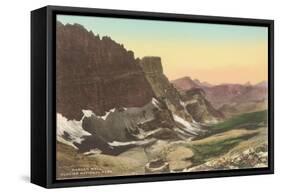 Garden Wall, Glacier National Park, Montana-null-Framed Stretched Canvas