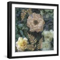 Garden Window - Soft Florals-Collezione Botanica-Framed Giclee Print