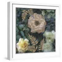 Garden Window - Soft Florals-Collezione Botanica-Framed Giclee Print